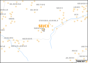 map of Sevce