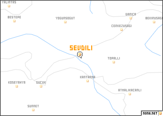 map of Sevdili
