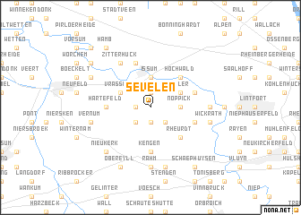 map of Sevelen