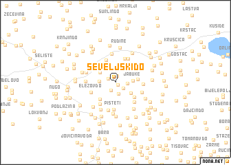 map of Ševeljski Do