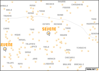 map of Sevene