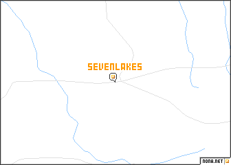 map of Seven Lakes