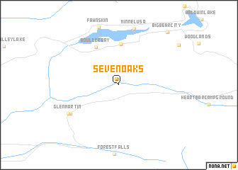 map of Seven Oaks