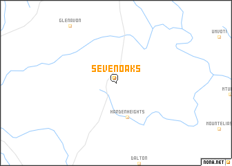 map of Sevenoaks