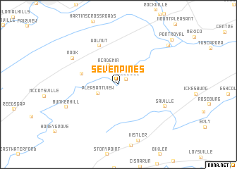 map of Seven Pines