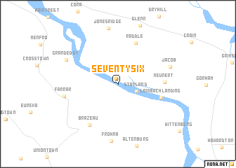 map of Seventysix
