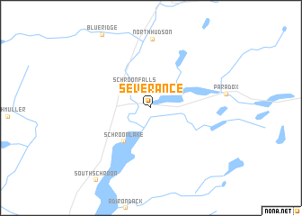 map of Severance