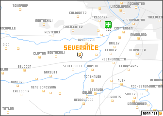 map of Severance