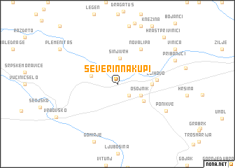 map of Severin na Kupi