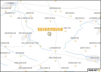 map of Severinovka