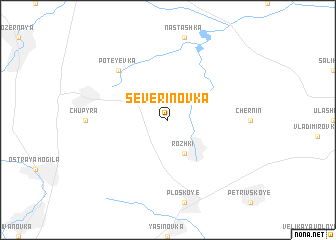 map of Severinovka