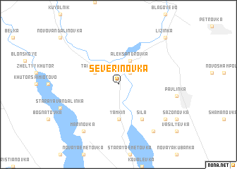 map of Severinovka