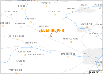 map of Severinovka