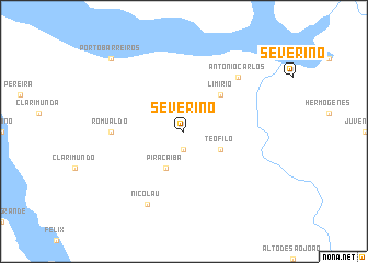 map of Severino