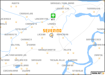 map of Severino