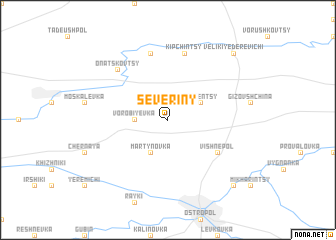 map of Severiny