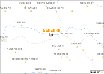 map of Severka