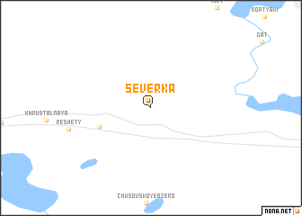 map of Severka