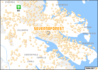 map of Severna Forest