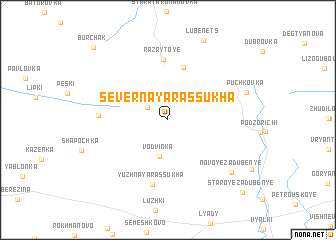 map of Severnaya Rassukha