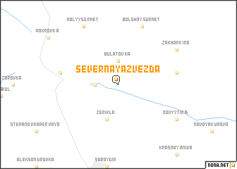 map of Severnaya Zvezda