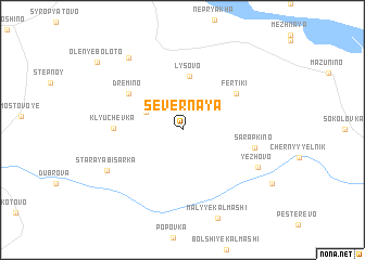 map of Severnaya