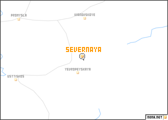 map of (( Severnaya ))