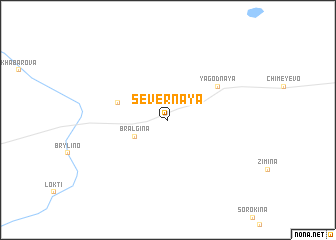 map of Severnaya