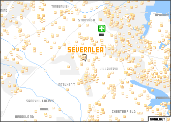 map of Severn Lea