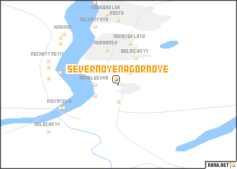 map of Severnoye Nagornoye