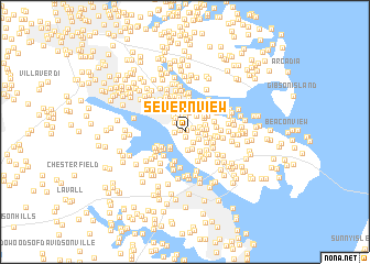 map of Severnview