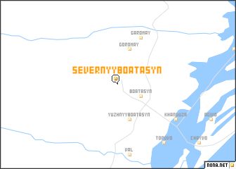 map of Severnyy Boatasyn