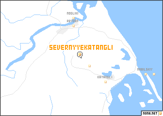 map of Severnyye Katangli