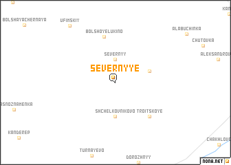 map of Severnyye