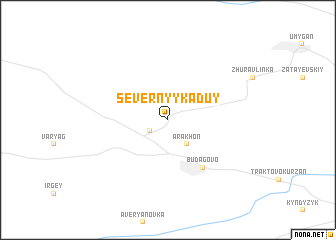 map of Severnyy Kaduy