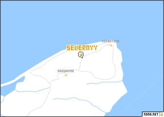 map of (( Severnyy ))