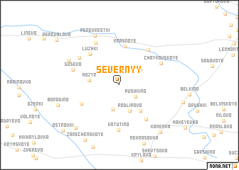 map of Severnyy