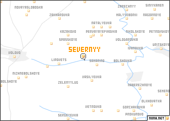 map of Severnyy