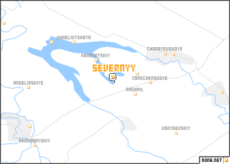 map of Severnyy