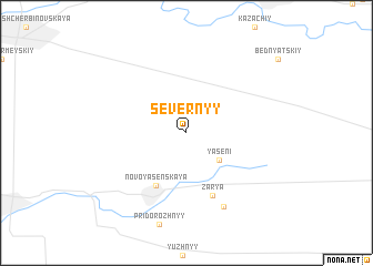 map of Severnyy