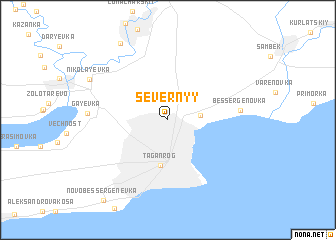 map of Severnyy