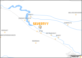 map of Severnyy