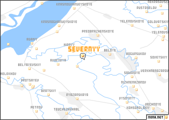 map of Severnyy