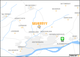 map of Severnyy