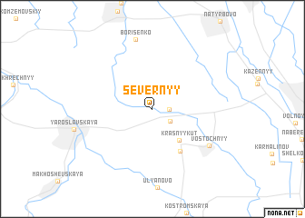 map of Severnyy