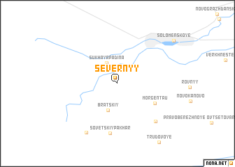 map of Severnyy