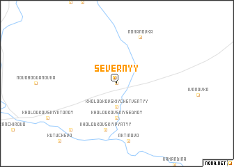 map of Severnyy