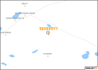 map of Severnyy