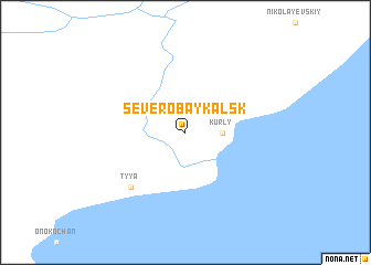 map of Severobaykal\