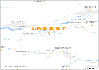 map of Severo-Kubanskiy